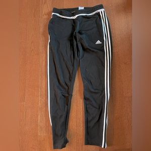 black adidas joggers